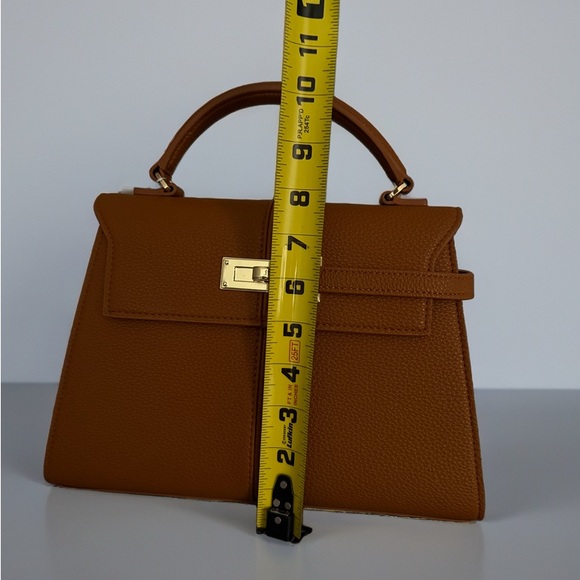 JW PEI Brown Satchel with Gold Accents NWT - Picture 3 of 12
